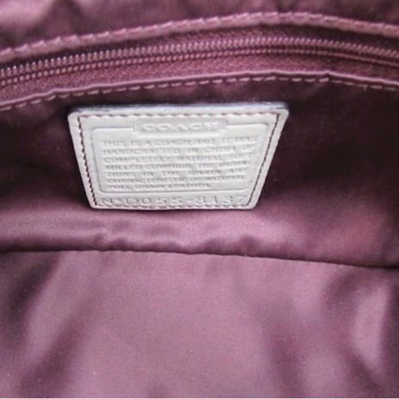 Authentic Coach Chelsea Small Cream Pebble Leather Hobo Handbag Purse - Picture 4 of 6